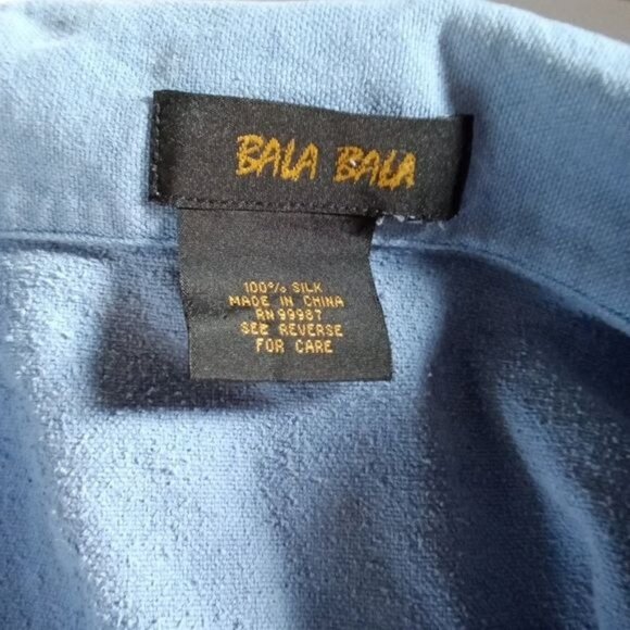 VINTAGE Bala Bala Silk Shirt Pants Blouse Trousers Women's Extra Large WOMAN'S - Picture 11 of 15